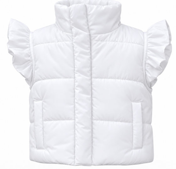 Cropped Flutter Vest