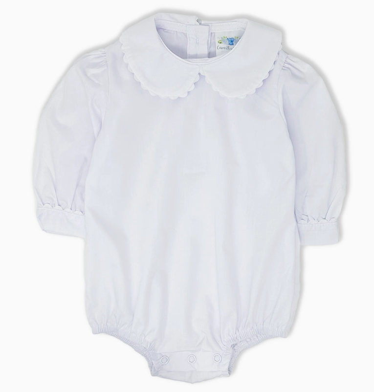 Girl's heirloom long sleeve body suit